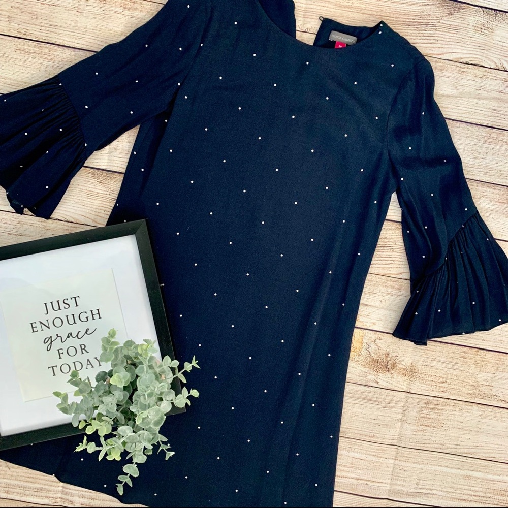 Vince Camuto Sapphire Bloom Petite Dress